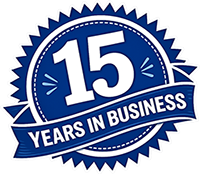 15 Years in Business