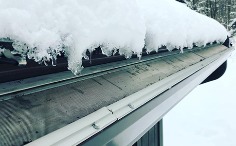 Prevent dangerous ice dams with our heated gutter guards
